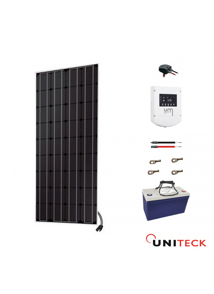 Kit panneau solaire Camping-car MPPT monocristallin UNITECK 300W