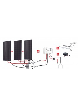 UNITECK Kit Nautisme solaire 900W 12/24V - SUPPORT PORTIQUE