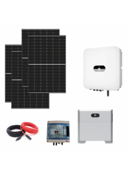 Kit solaire HUAWEI 10000W Triphasé - Panneau solaire TRINA VERTEX-S 425Wc - Batterie Huawei LUNA - Autoconsommation anti coupure