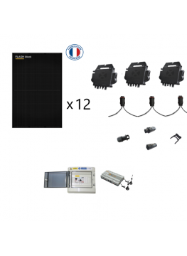 Kit solaire DualSun 500 Wc pour autoconsommation de 6kW monophasé - Apsystems DS3 XL Duo