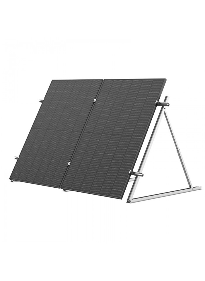 Kit de fixation pour panneaux solaires sur surface plane via structure en  aluminum
