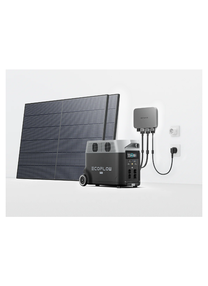 EcoFlow kit solaire POWERSTREAM Plug & Play avec batterie de stockage  3.6kWh