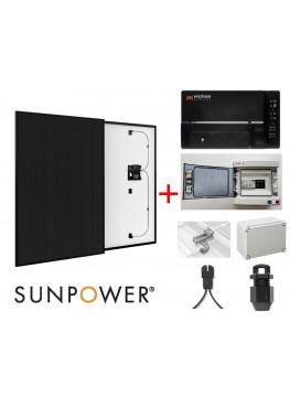 Kit solaire SUNPOWER/ENPHASE 9kWc Triphasé -Fixation K2 - SUNPOWER P6 375Wc AC IQ8A - Paysage
