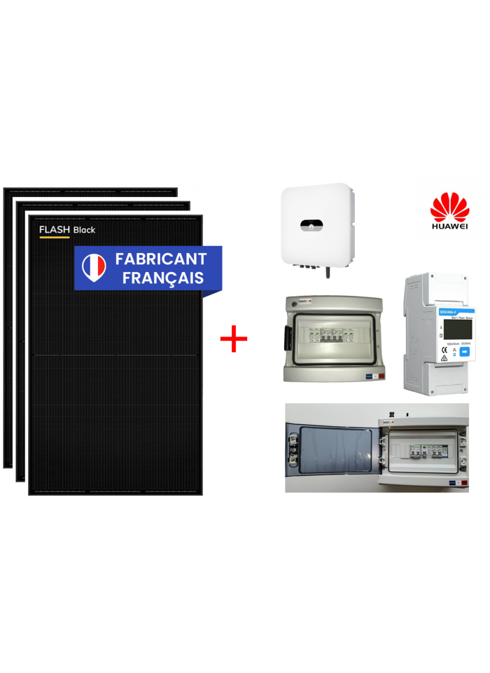 Kit solaire HUAWEI / DUALSUN 3kW monophasé