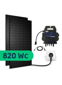 kit solaire plug and play apsystems EZ1 et panneau solaire sunpower