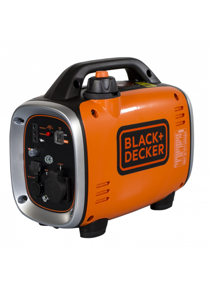 Black+Decker Groupe électrogène Inverter 900W Essence Black+Decker Groupe électrogène Inverter 900W Essence