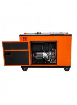 BLACK+DECKER Groupe électrogène 6300W Diesel BXGND6300E – Insonorisé, Électrique, Compatible ATS