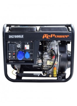 Groupe électrogène diesel ITC Power DG7800LE – 6500 W AVR monophasé (ATS)