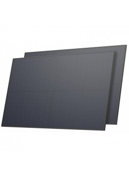 EcoFlow – Pack 2× Panneau solaire rigide 450 W