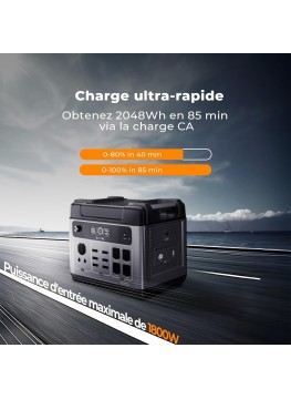 Station d’alimentation portable OUKITEL P2001 Plus 2048 Wh / 2400 W