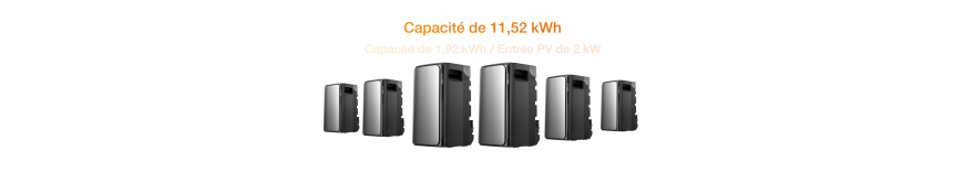 Batteries EcoFlow STREAM AC – stockage solaire domestique modulaire 1,92 à 11,52 kWh, compatibles micro-onduleurs